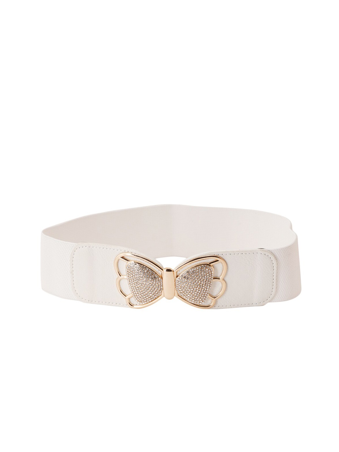

Style Shoes Women Interlock PU Belt, White