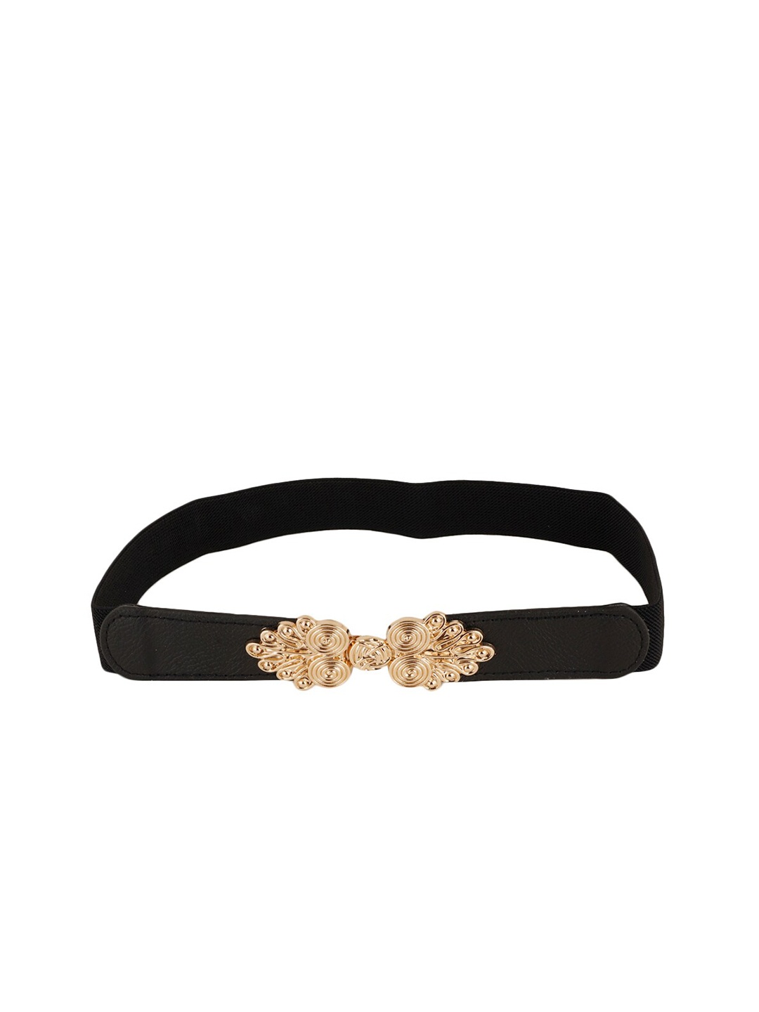 

Style Shoes Women Black Embellished PU Belt