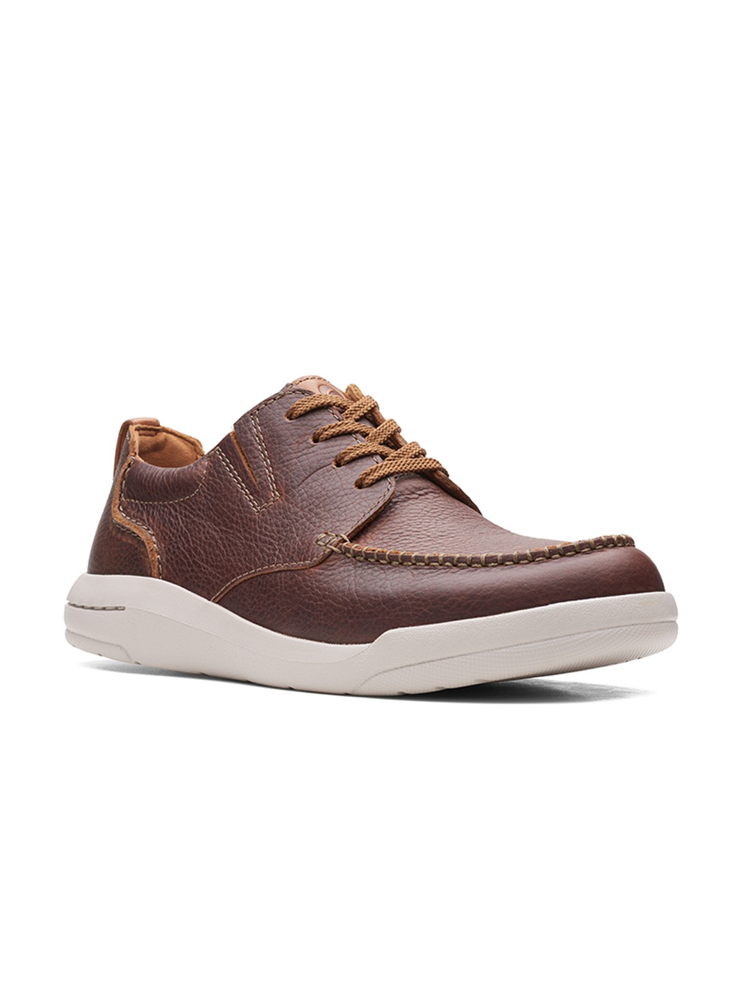 

Clarks Men Leather Sneakers, Brown