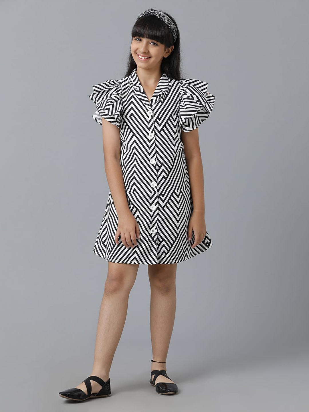 

UNDER FOURTEEN ONLY Girls A-Line Dress, Black
