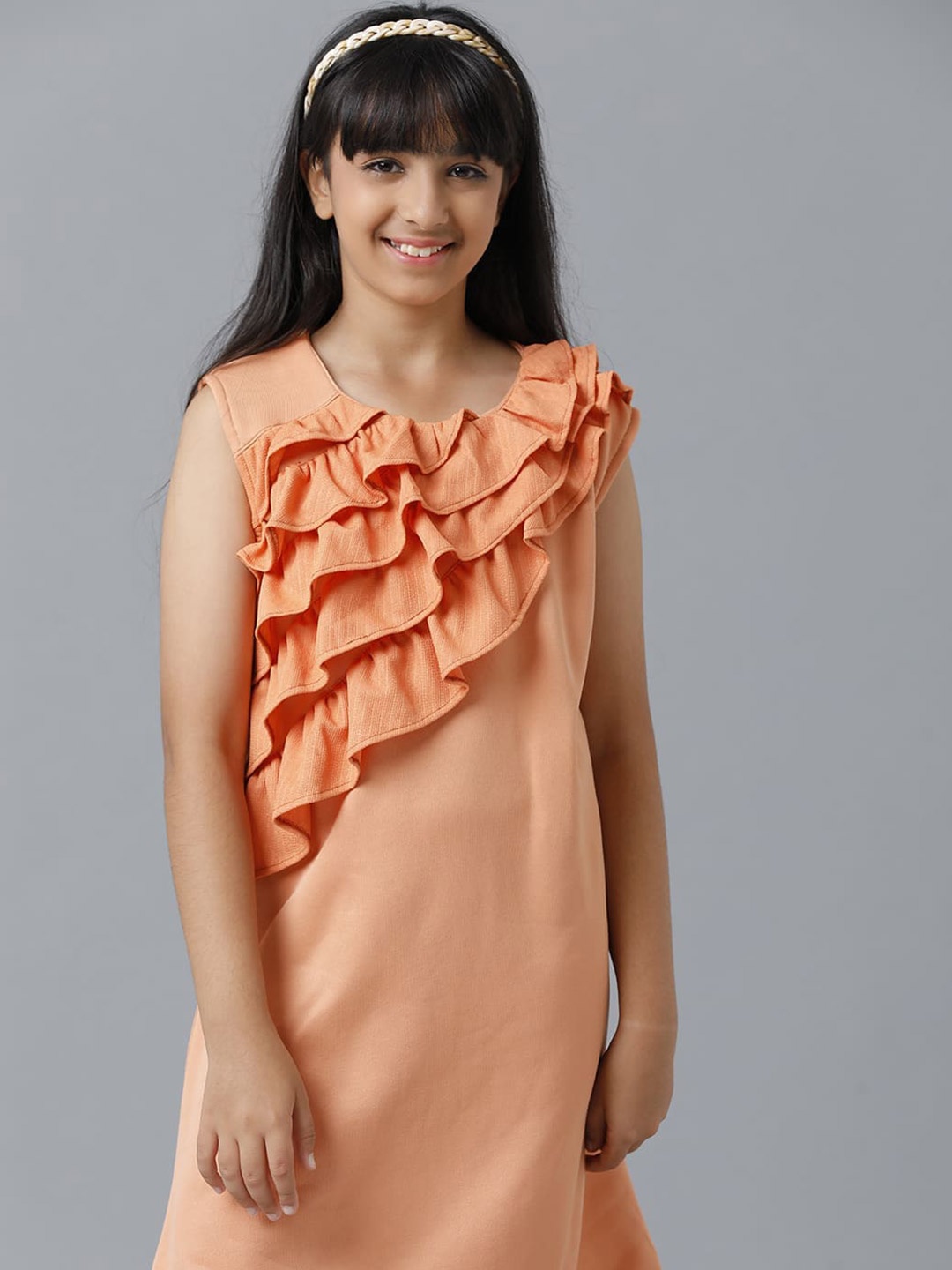 

UNDER FOURTEEN ONLY Cotton Sheath Dress, Orange
