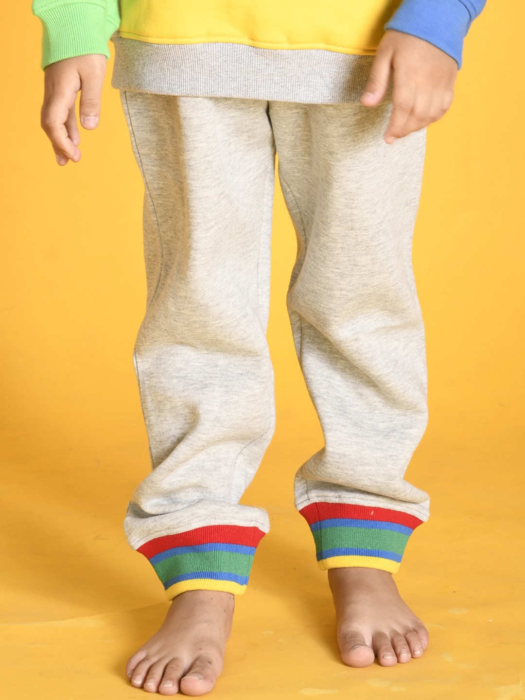 

Anthrilo Boys Relaxed High-Rise Easy Wash Joggers Trousers, Grey