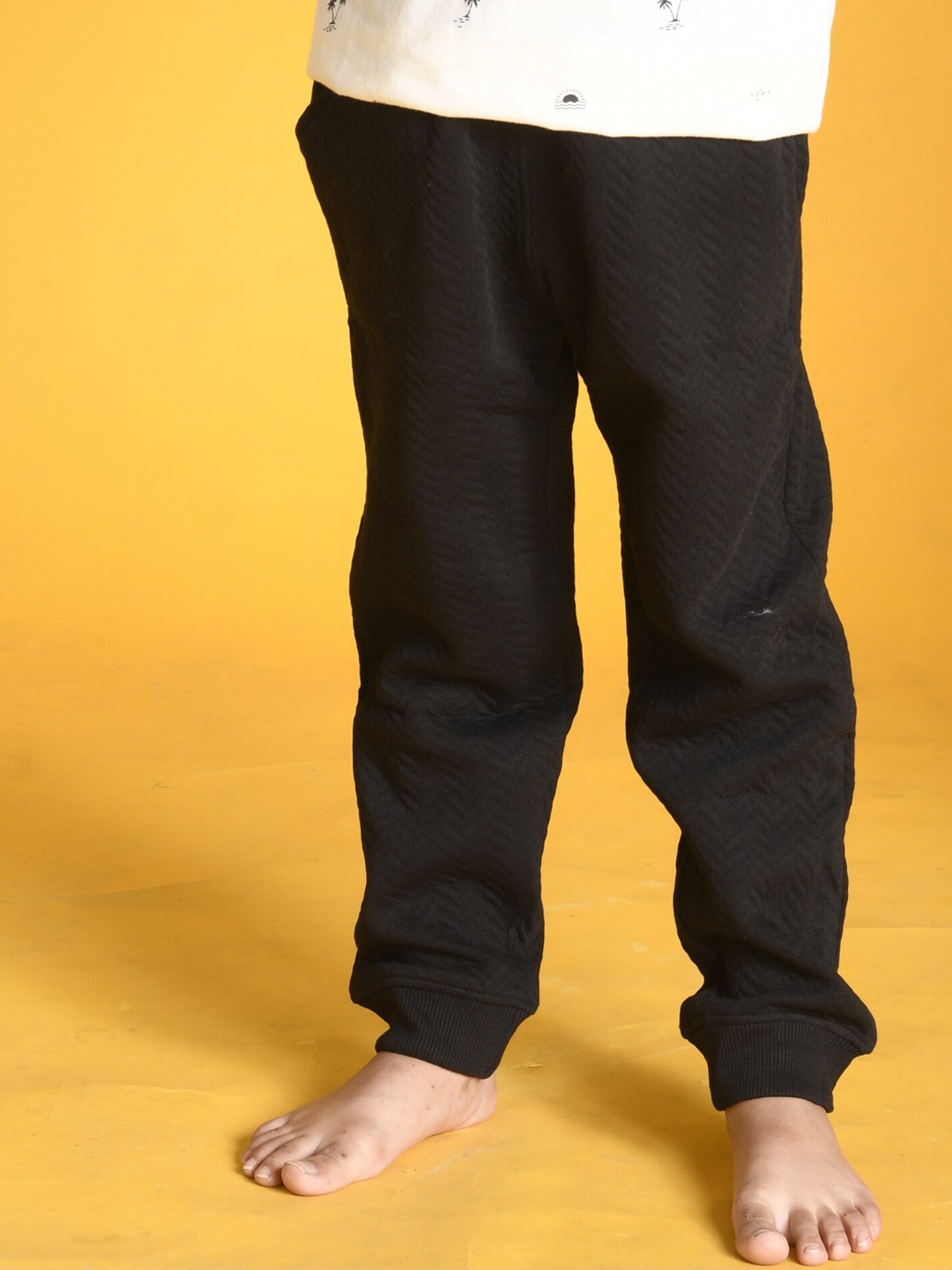 

Anthrilo Boys Relaxed High-Rise Easy Wash Joggers Trousers, Black
