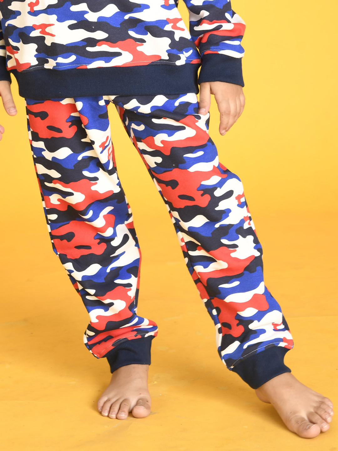 

Anthrilo Boys Printed Fleece Jogger Lounge Pant, White