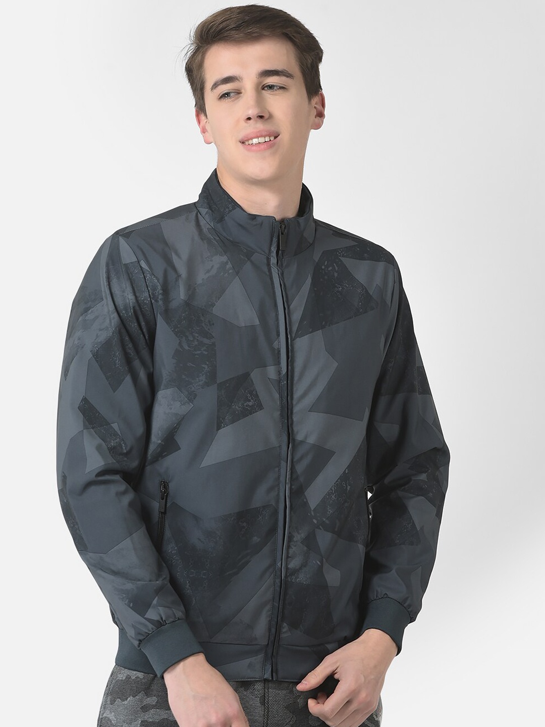 

Crimsoune Club Men Bomber Jacket, Grey