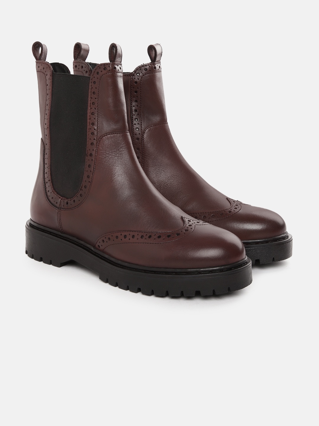 

Geox Bleyze Women Leather Ankle Boots, Burgundy