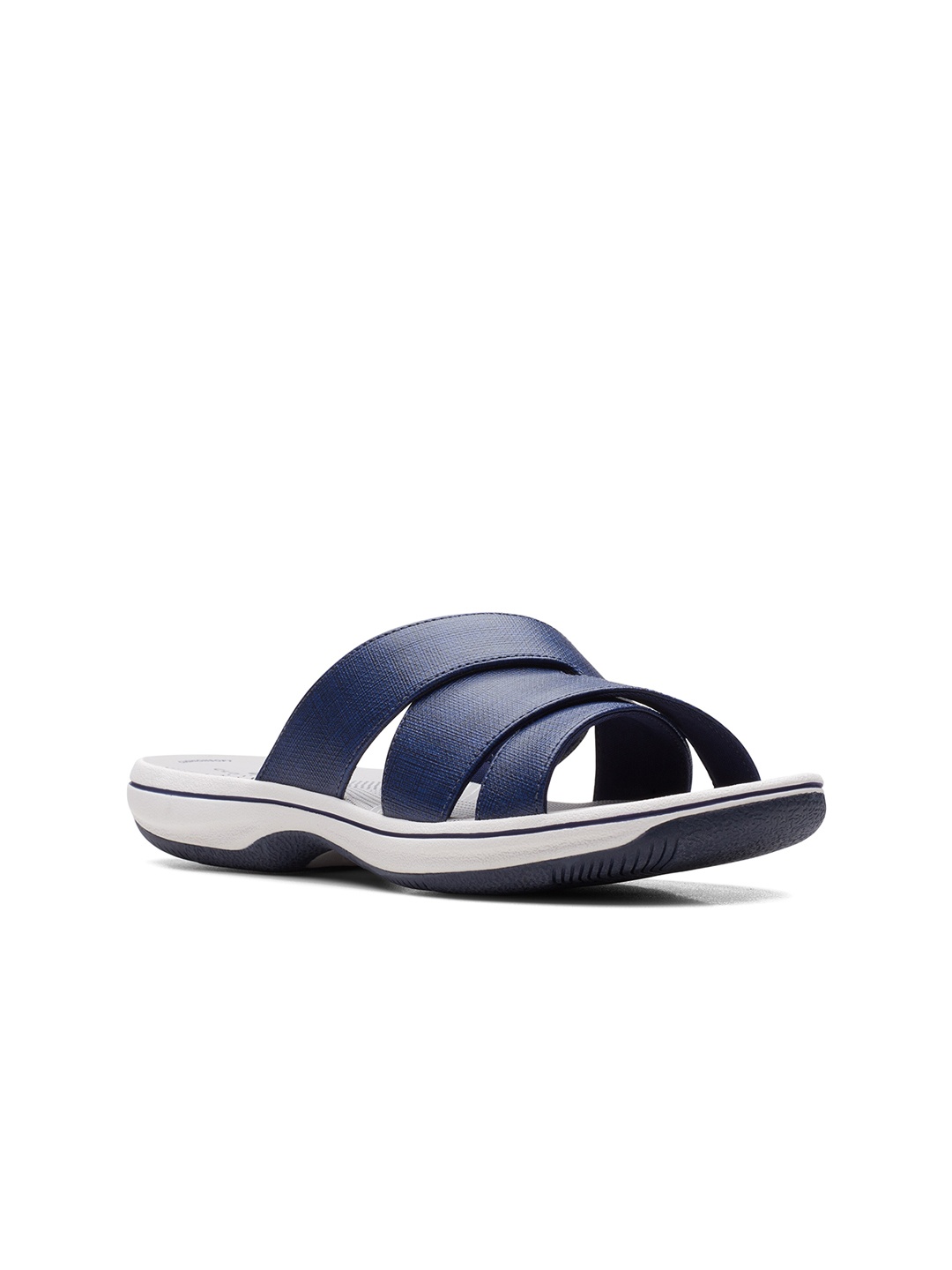 

Clarks Women Open Toe Flats, Navy blue