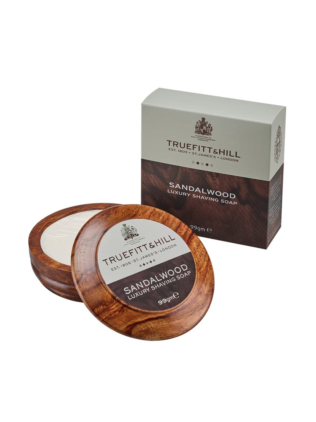

TRUEFITT & HILL Men Sandalwood Shaving Soap - 99 gm, White