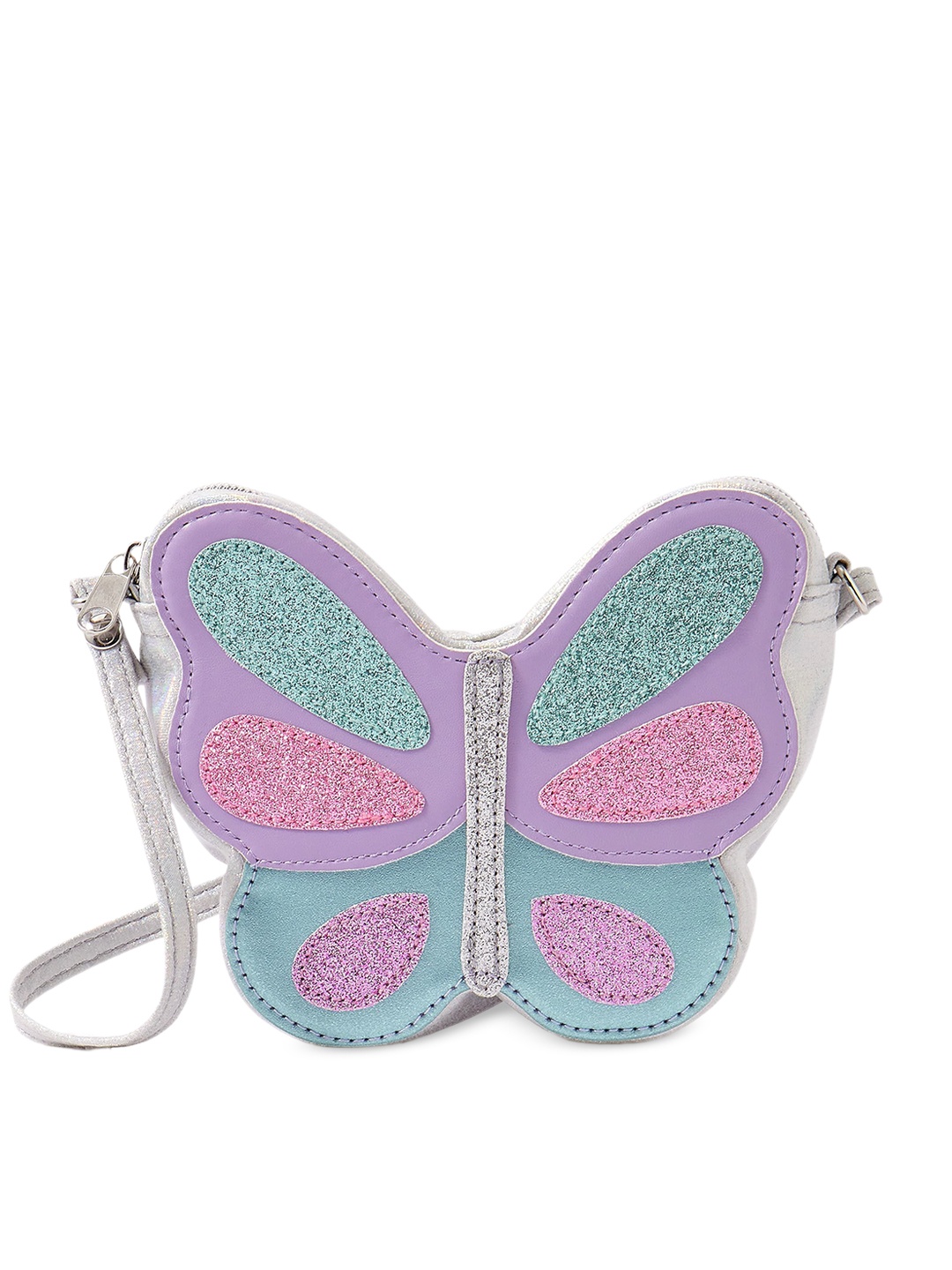 

Accessorize Embellished Structured Sling Bag, Purple