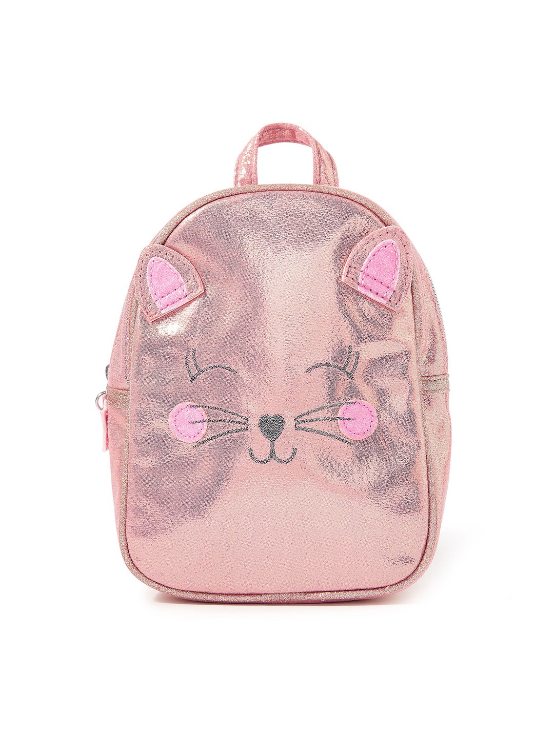 

Accessorize Girls Cat Sparkle Backpack, Rose gold
