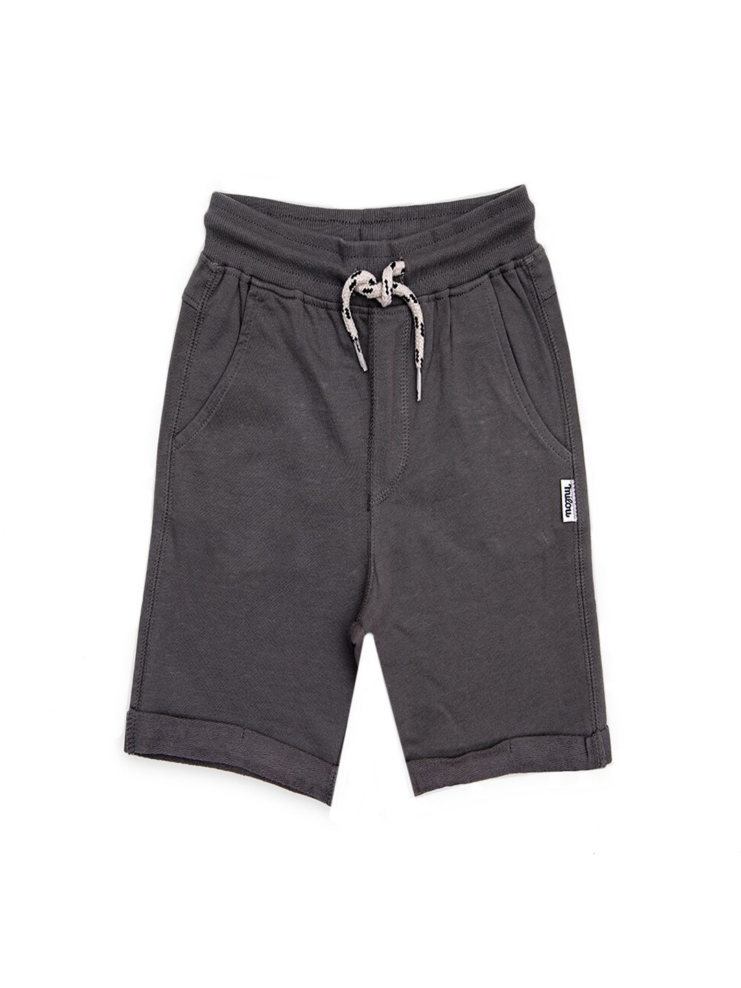 

milou Boys Cotton Shorts, Charcoal