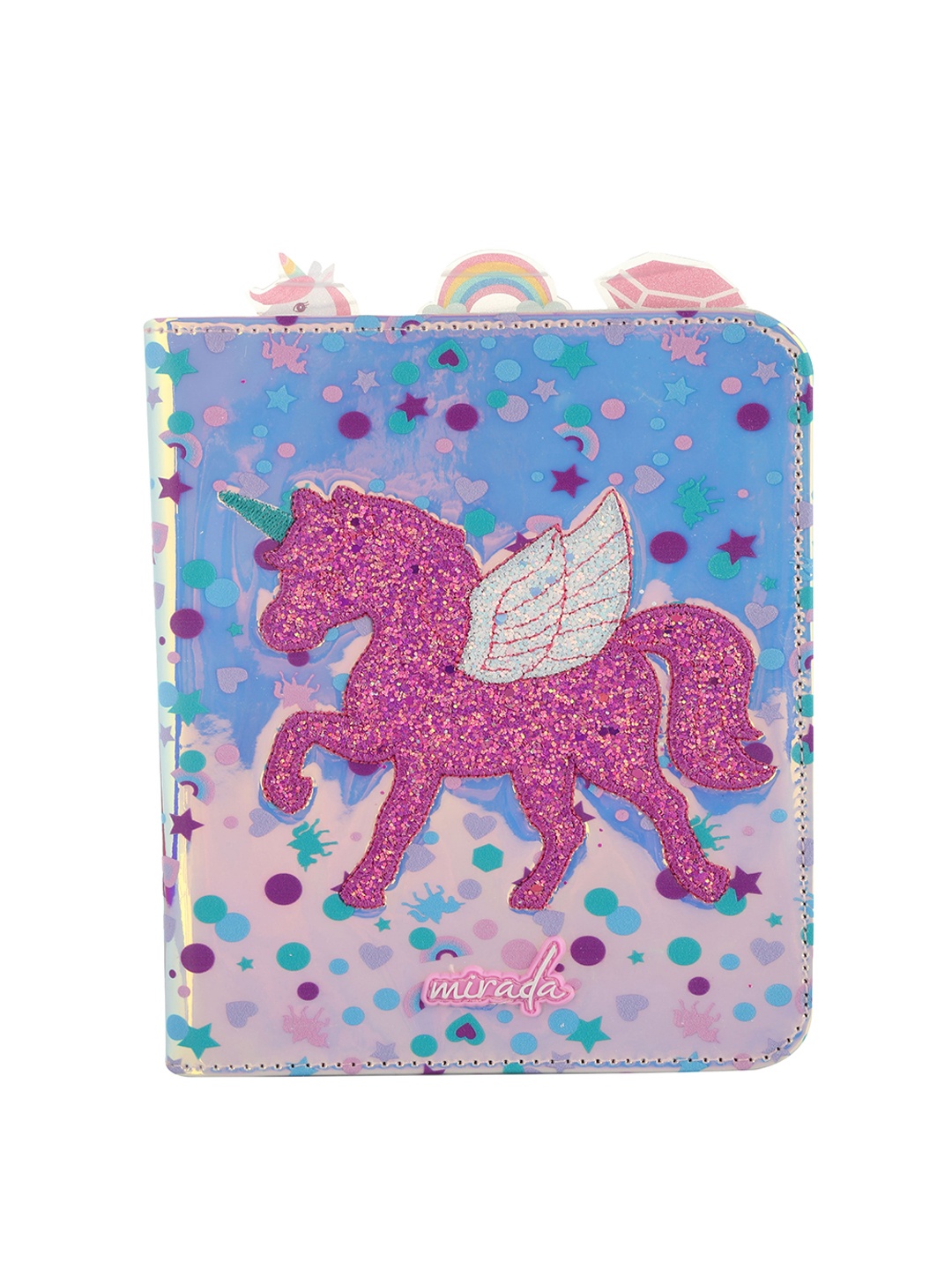 

Mirada Kids Unicorn Holographic Notebook, Purple