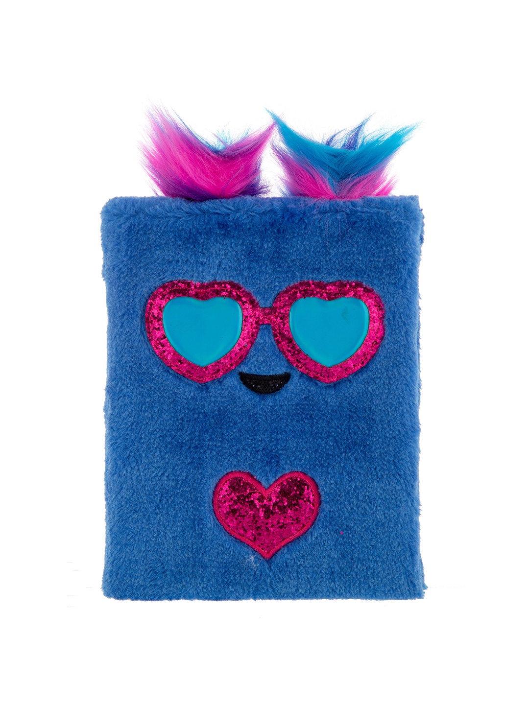 

Mirada Blue Owl Plush Notebook