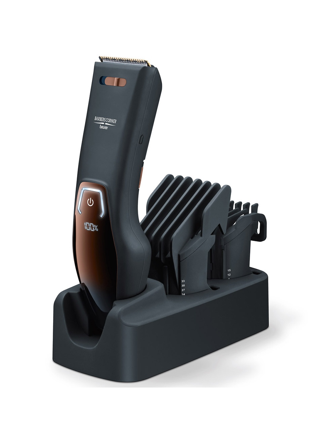 

beurer Men HR 5000 Professional Cordless Hair Clipper For Hair & Beard - Black