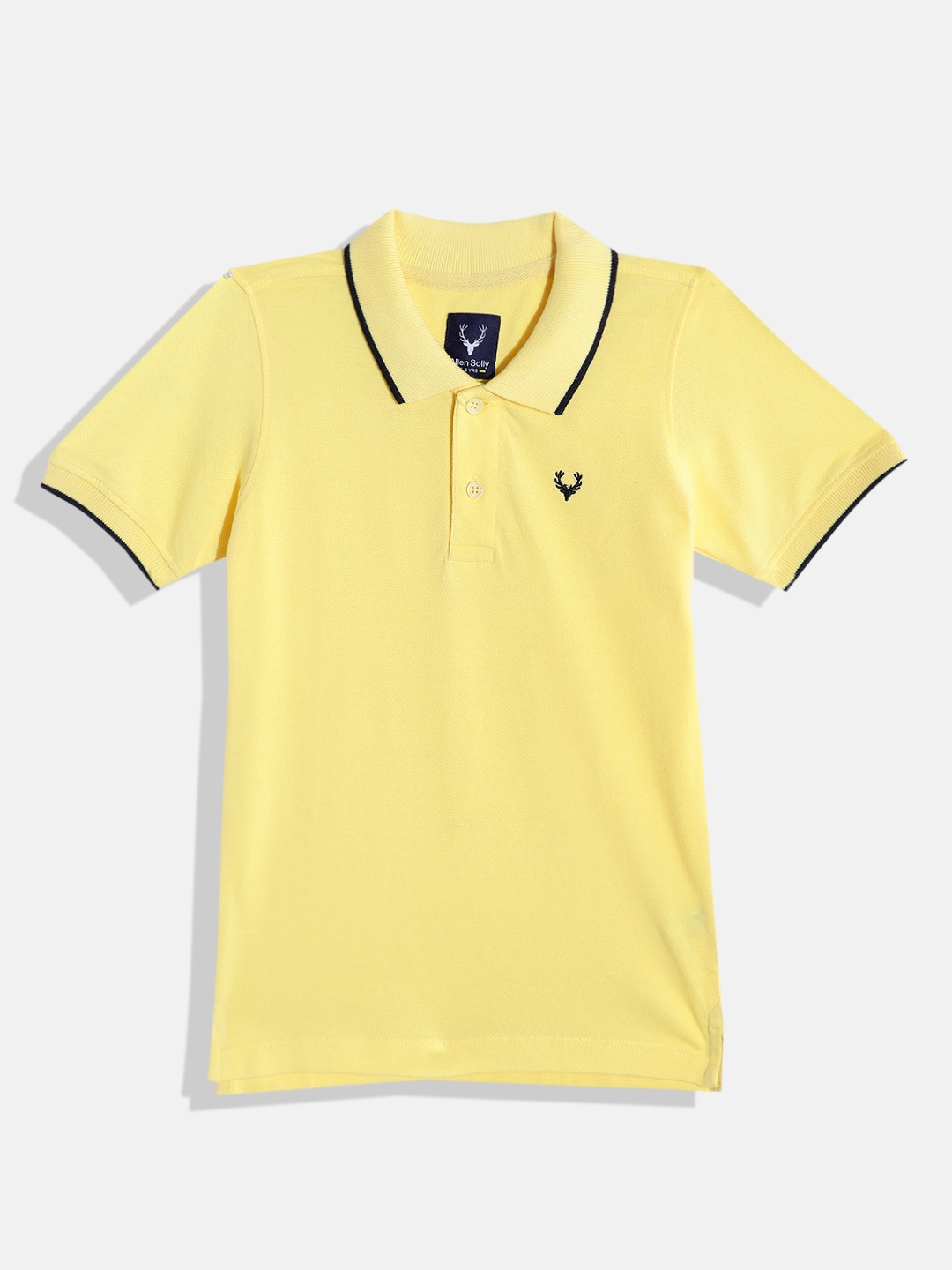 

Allen Solly Junior Boys Polo Collar Pure Cotton T-shirt, Yellow