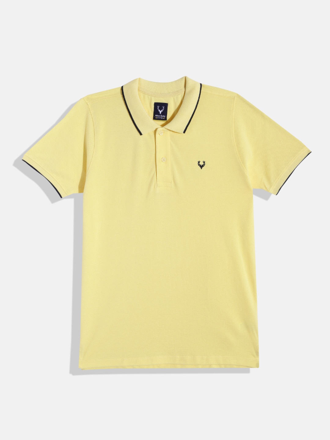 

Allen Solly Junior Boys Polo Collar Pure Cotton T-shirt, Yellow