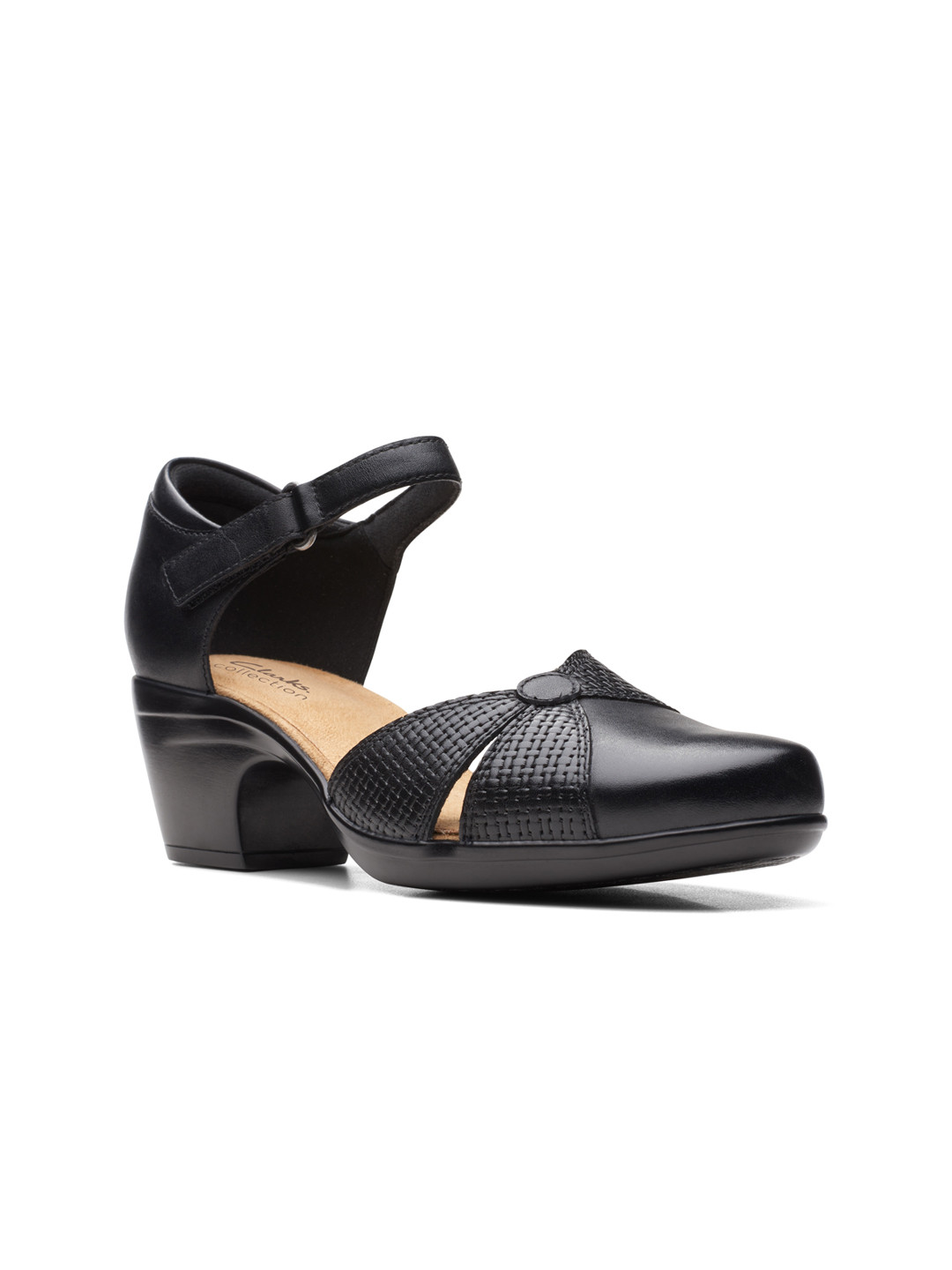 

Clarks Women Block Heels, Black