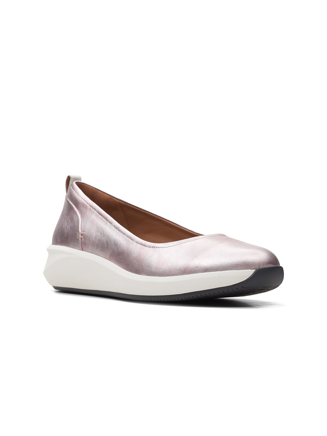 

Clarks Women Lightweight Leather Slip-On Sneakers, Metallic