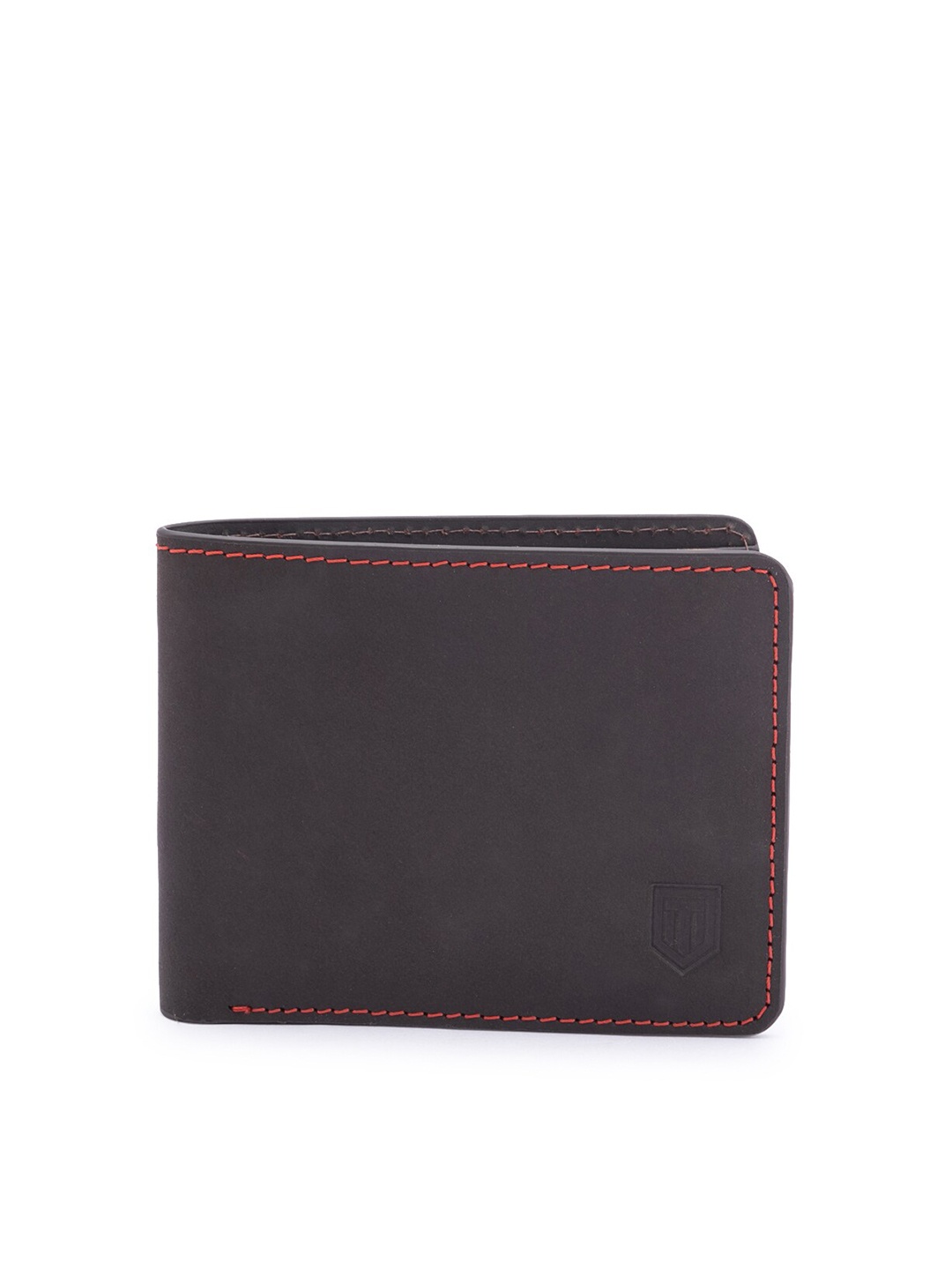 

TOM LANG LONDON Men Leather Two Fold Wallet, Brown