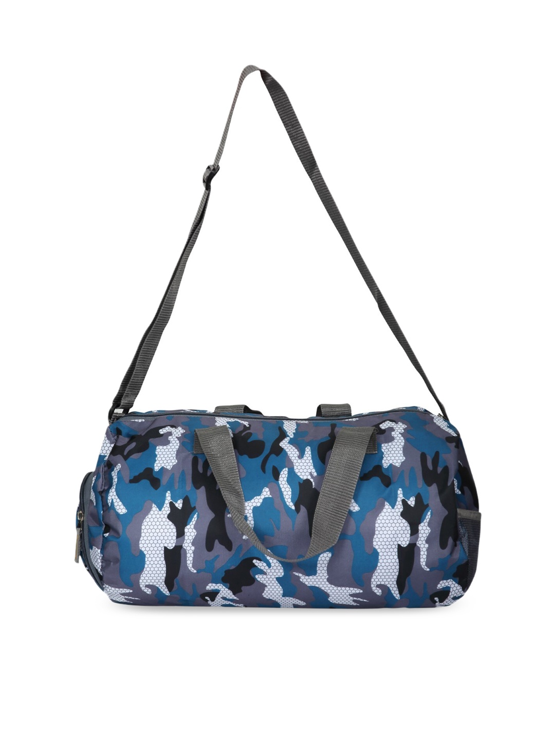 

Polo Class Camouflage Printed Duffel Bag, Blue