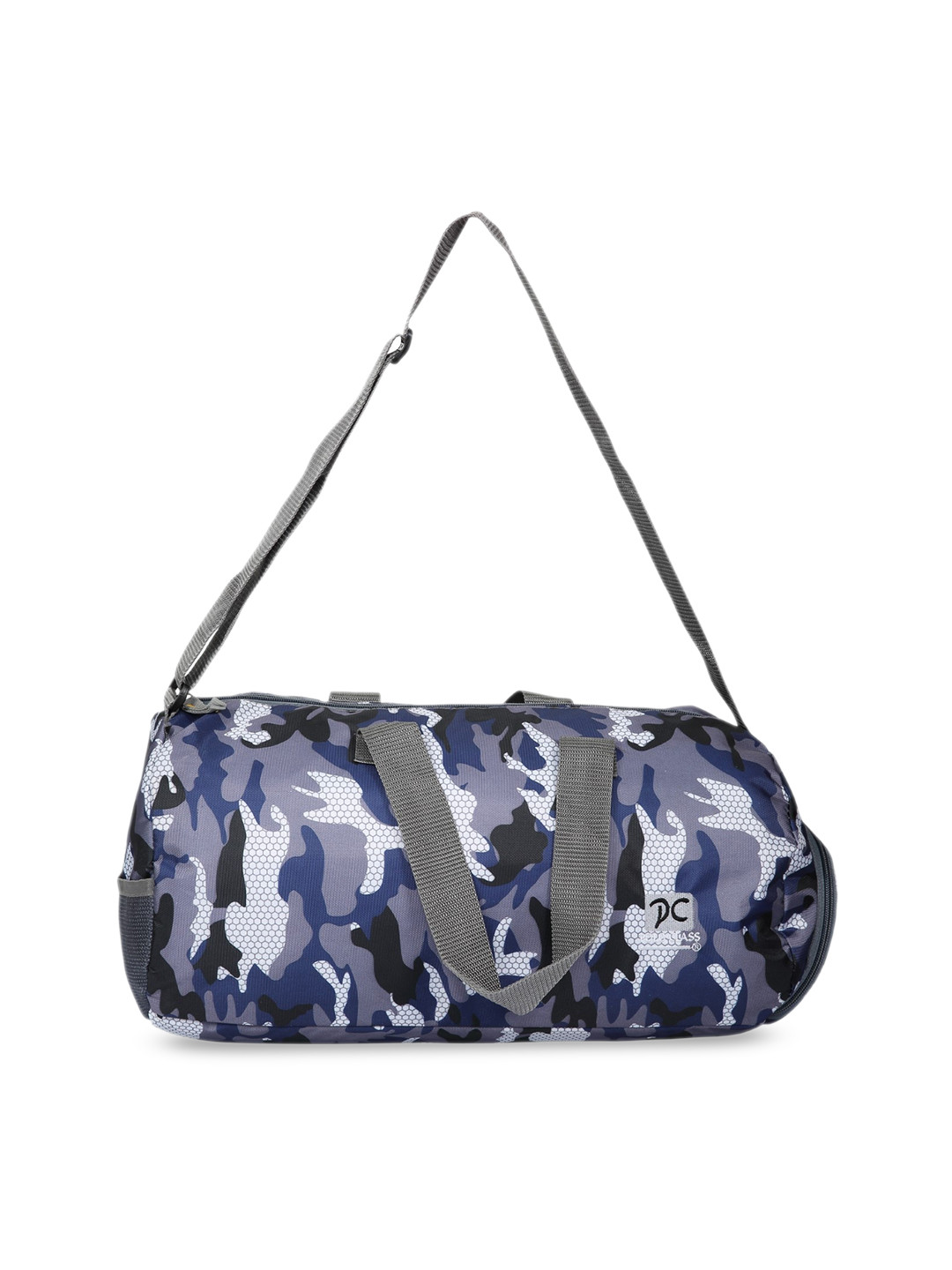 

Polo Class Abstract Printed Duffel Bag, Navy blue