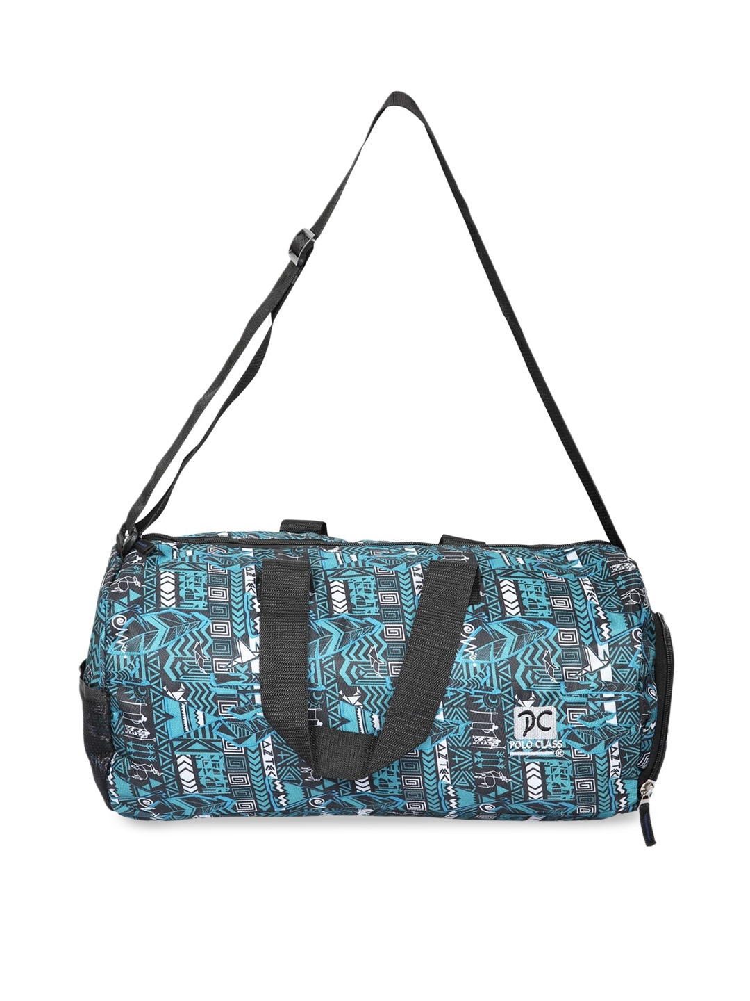 

Polo Class Printed Duffel Bag, Sea green