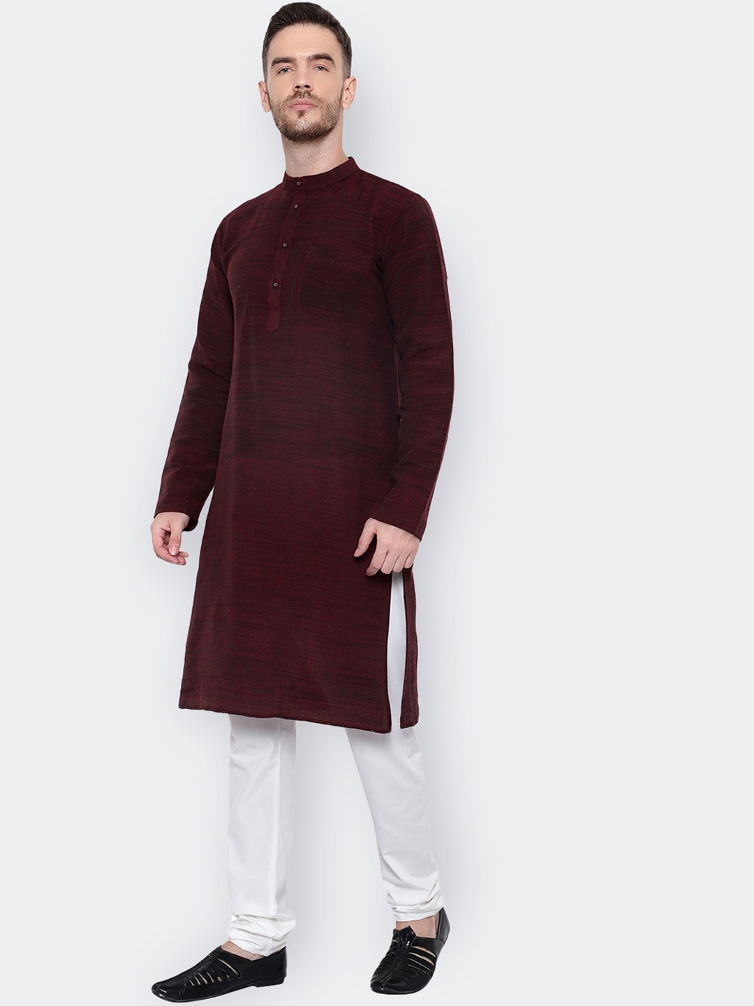 

Latest Chikan Garments Regular Straight Kurta, Maroon