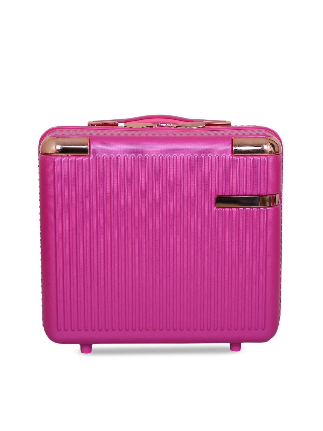

Polo Class Textured Hard-Sided Medium Trolley Suitcase, Pink