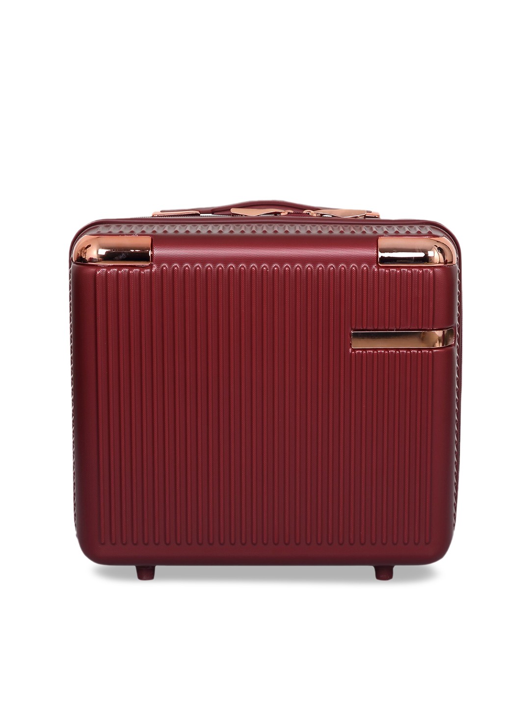 

Polo Class Textured Hard-Sided Small Vanity Trolley Suitcase, Maroon