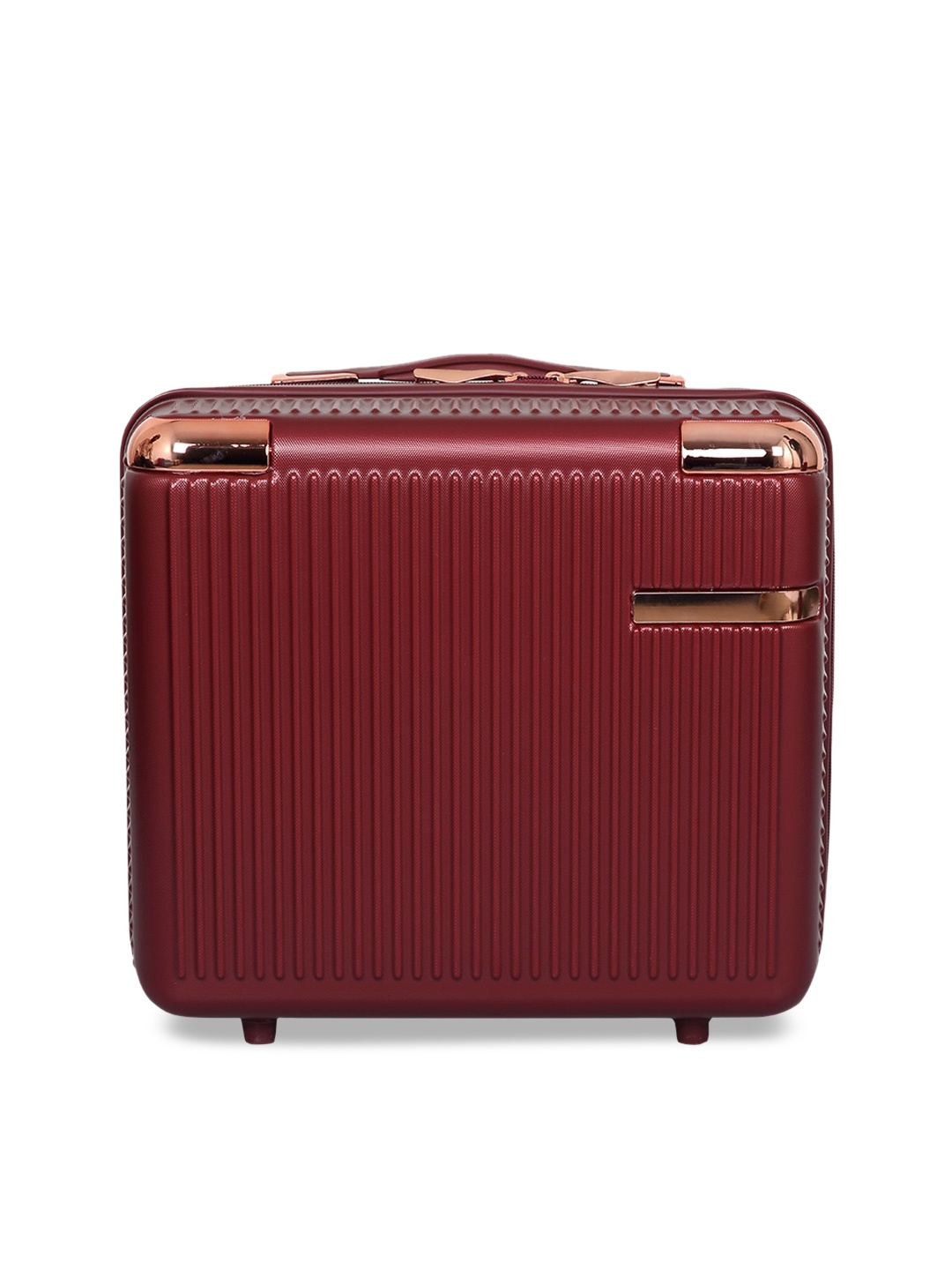 

Polo Class Textured Vanity Case Trolley Bag, Maroon