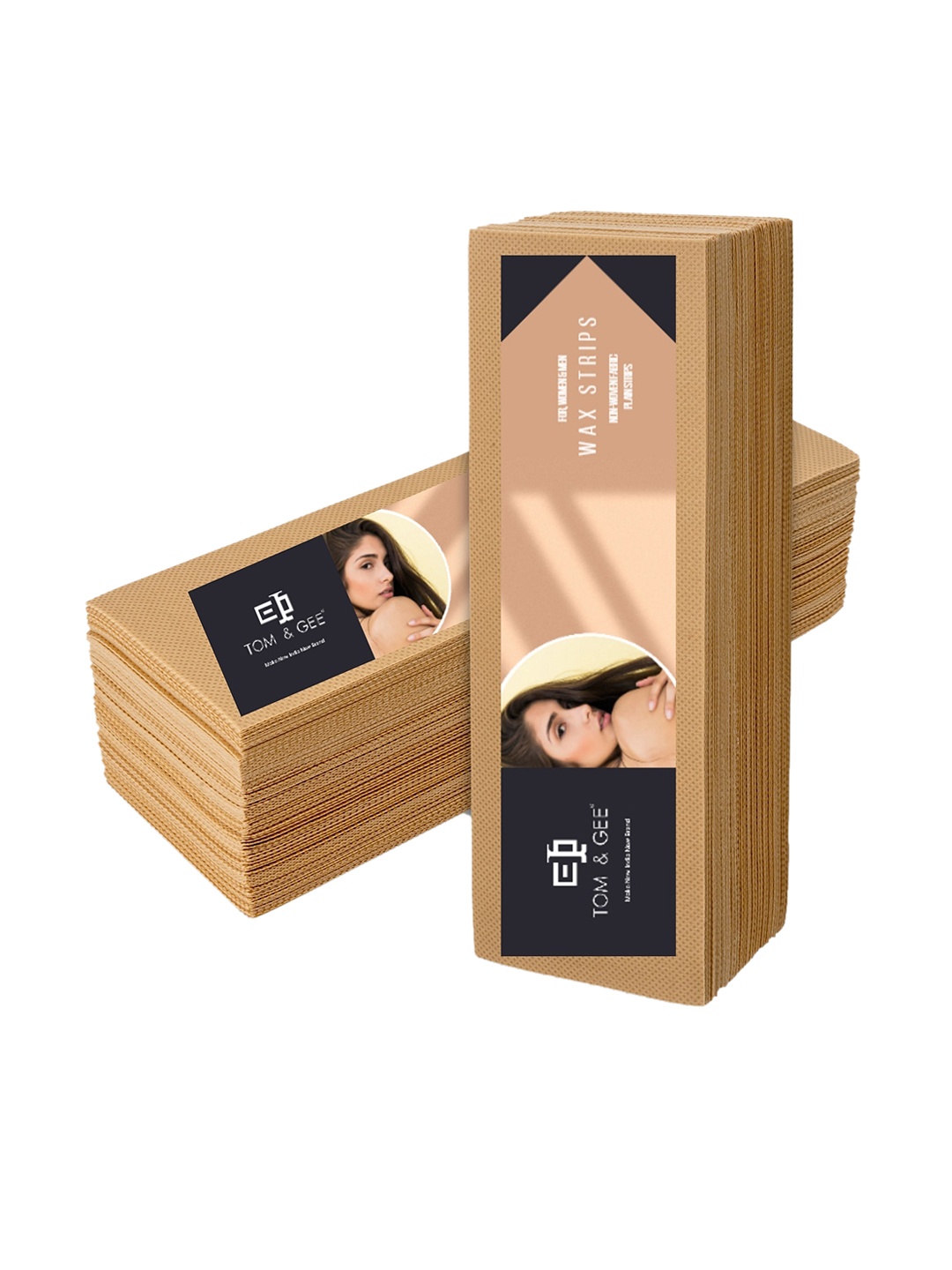 

TOM & GEE Brown Non Woven 90 GSM Plain Waxing Strips - 140 Pcs