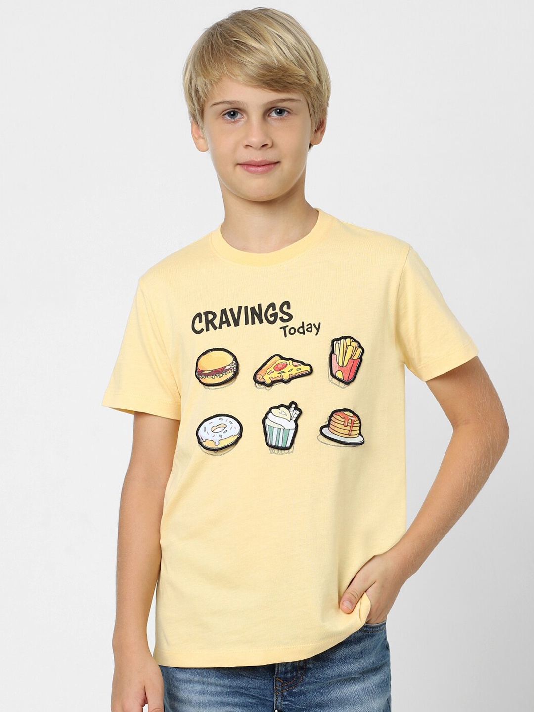 

Jack & Jones Junior Boys Printed T-shirt, Yellow