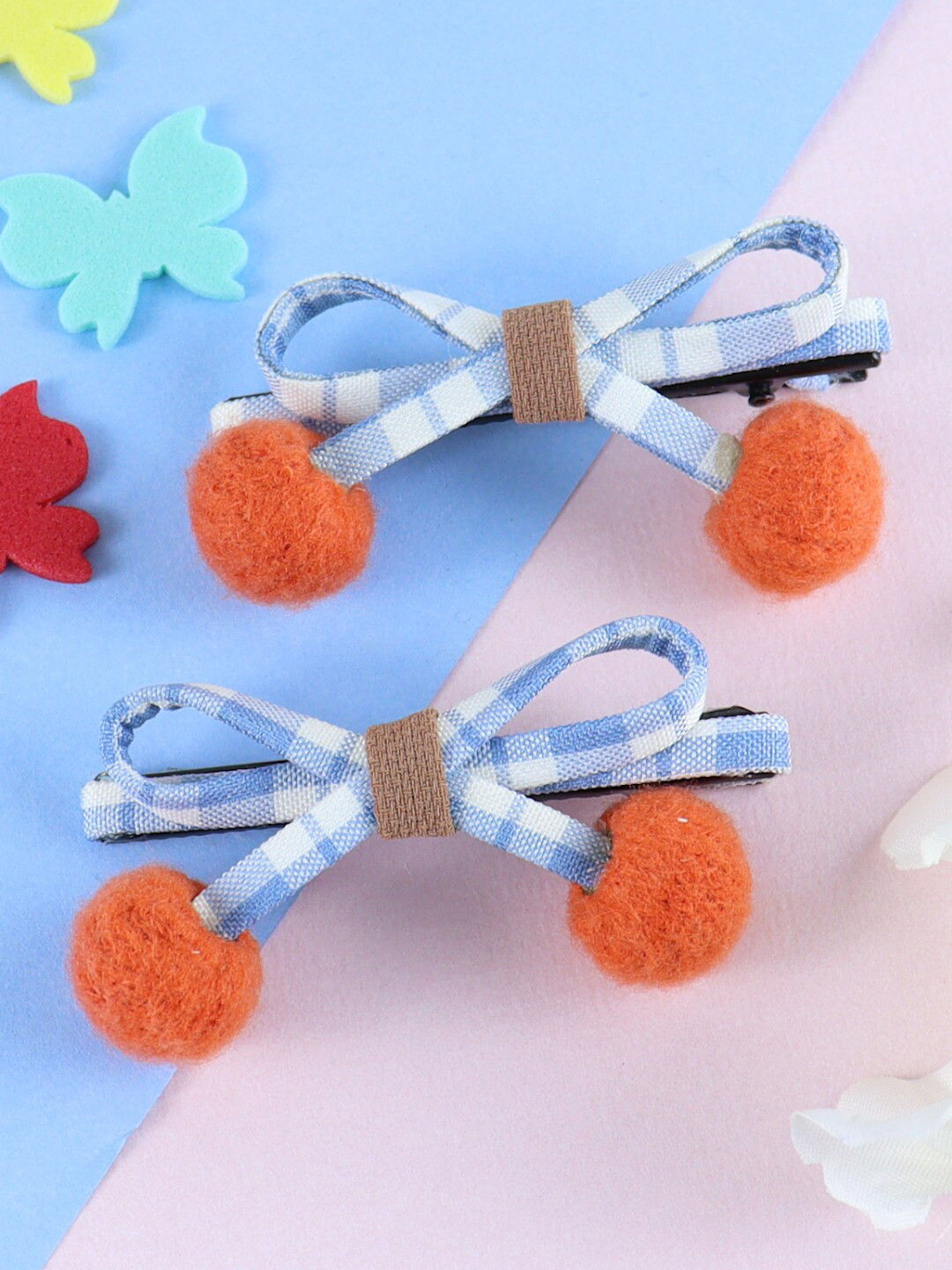 

Asthetika Kids Girls Set of 2 Alligator Hair Clip, Blue