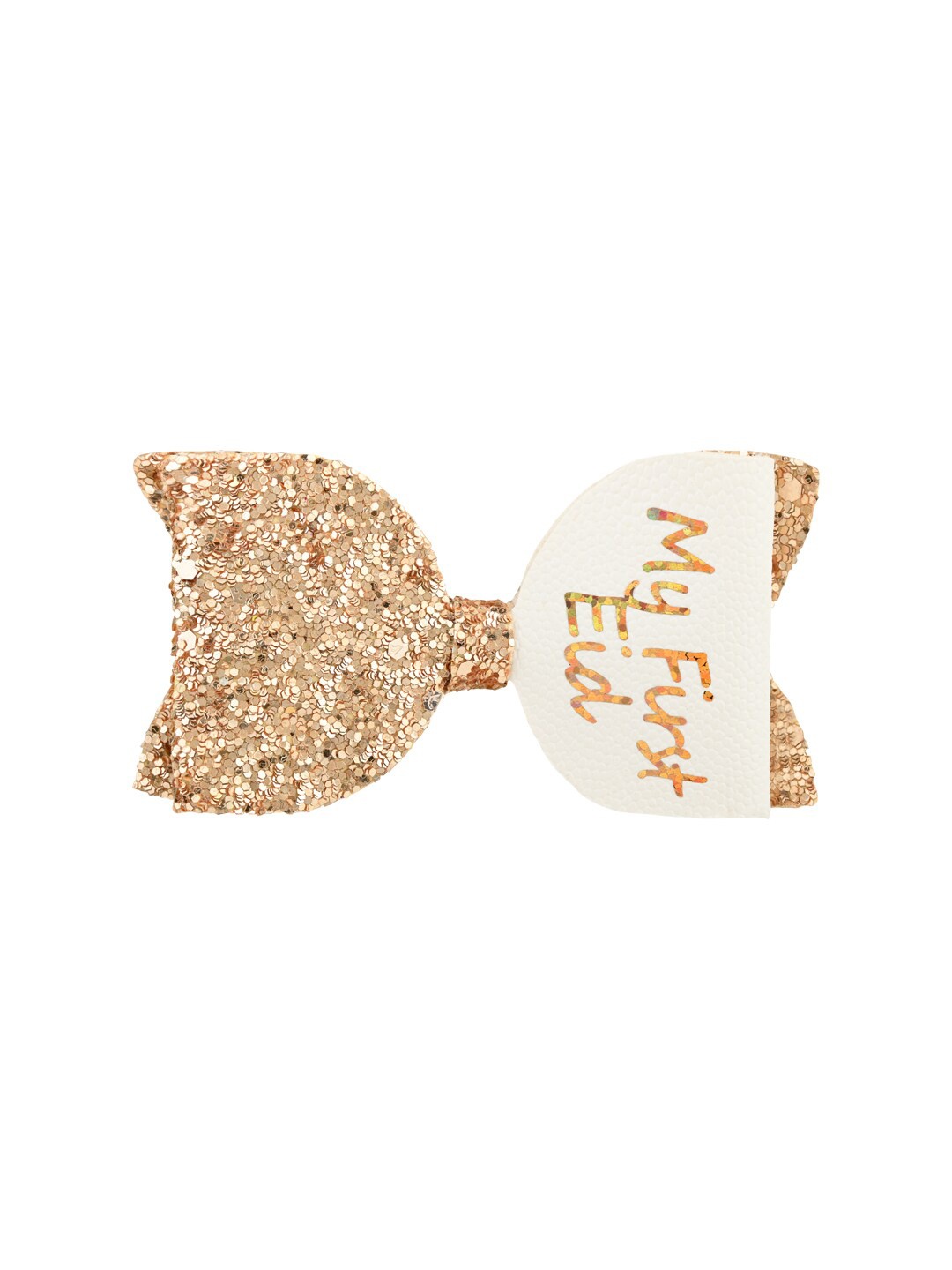 

Aye Candy Girls My First Eid Bow Alligator Hair Clip, Gold