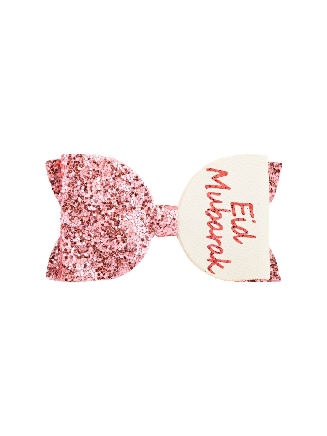 

Aye Candy Girls Eid Mubarak Bow Alligator Hair Clip, Pink