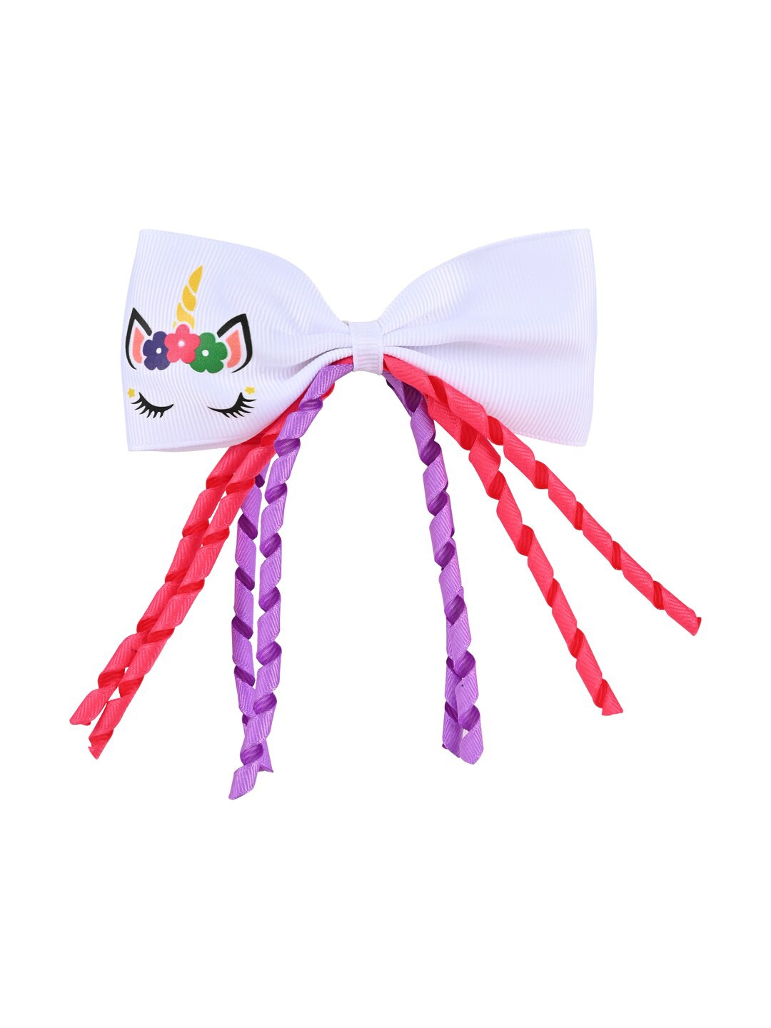 

Aye Candy Girls Alligator Hair Clip, White