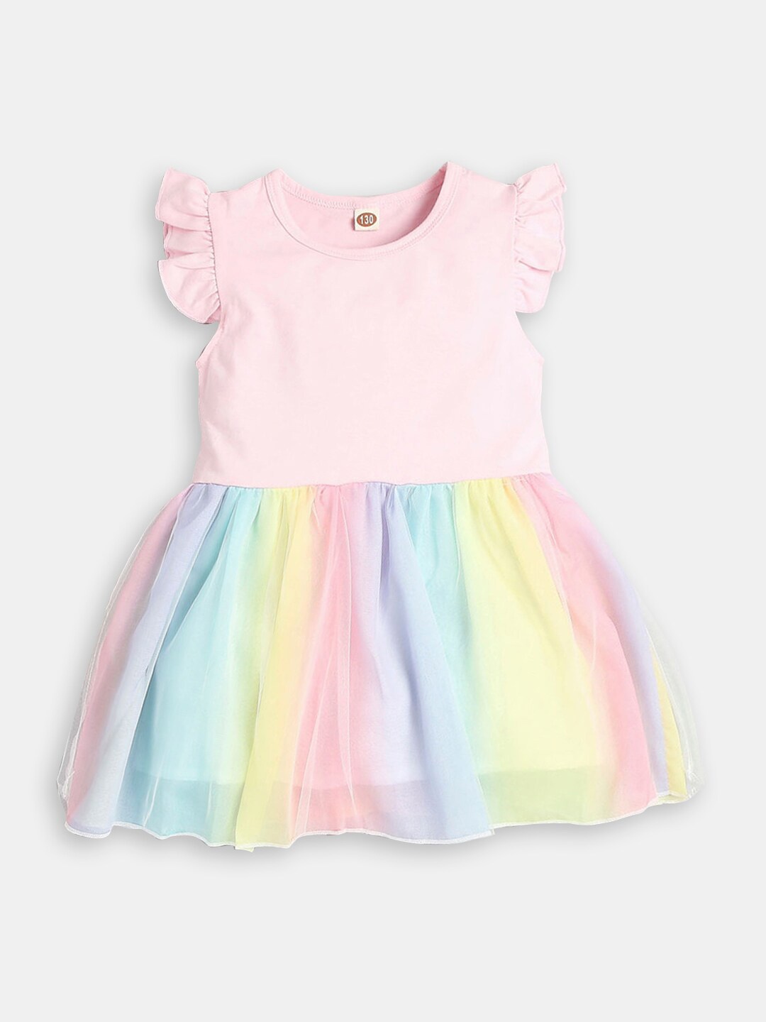 

Hopscotch Girls Cotton Striped Dress, Pink