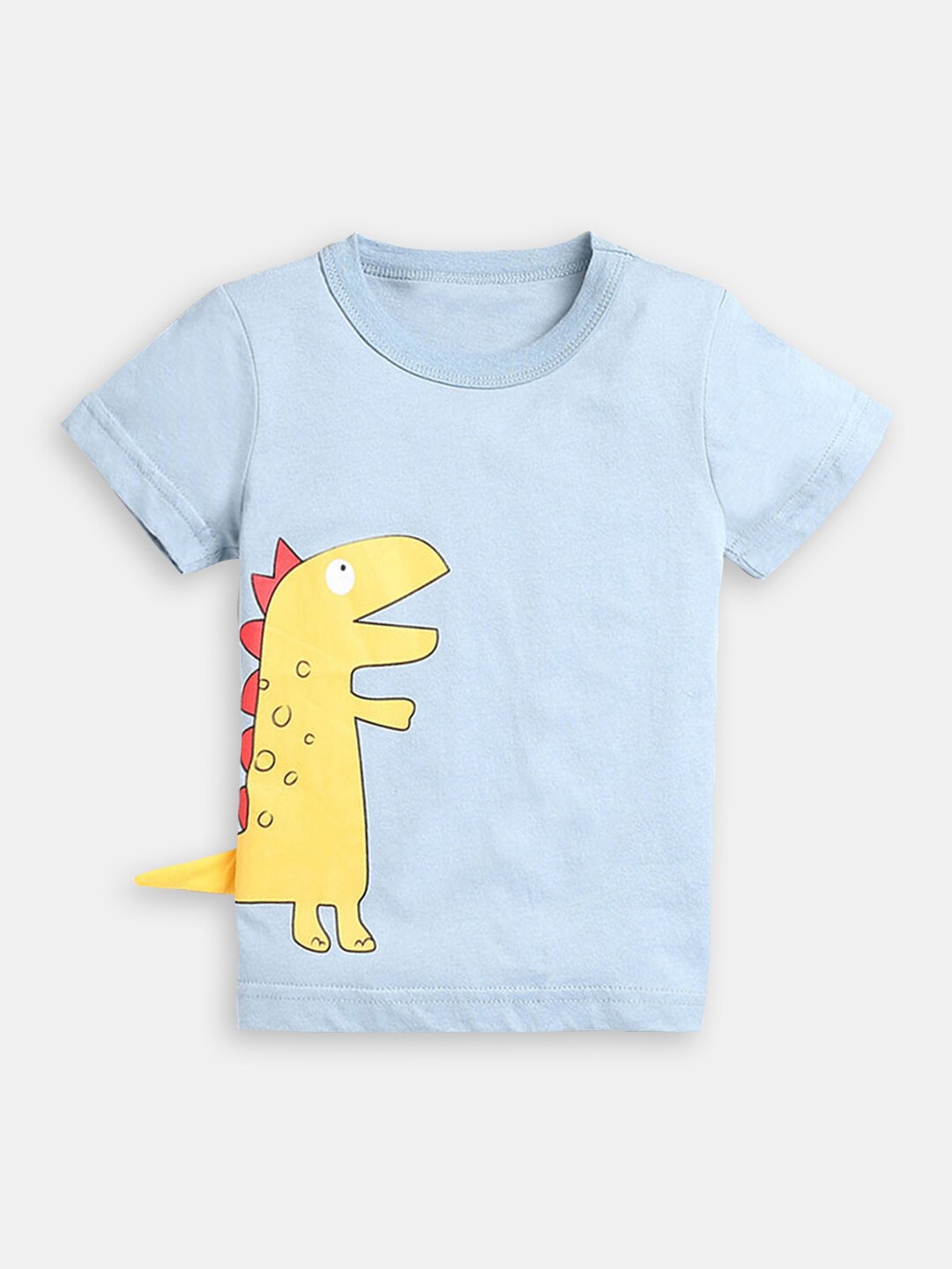 

Hopscotch Boys Printed Cotton T-shirt, Blue