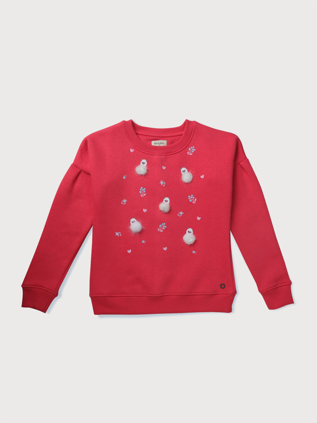 

Gini and Jony Girls Cotton Sweatshirt, Pink