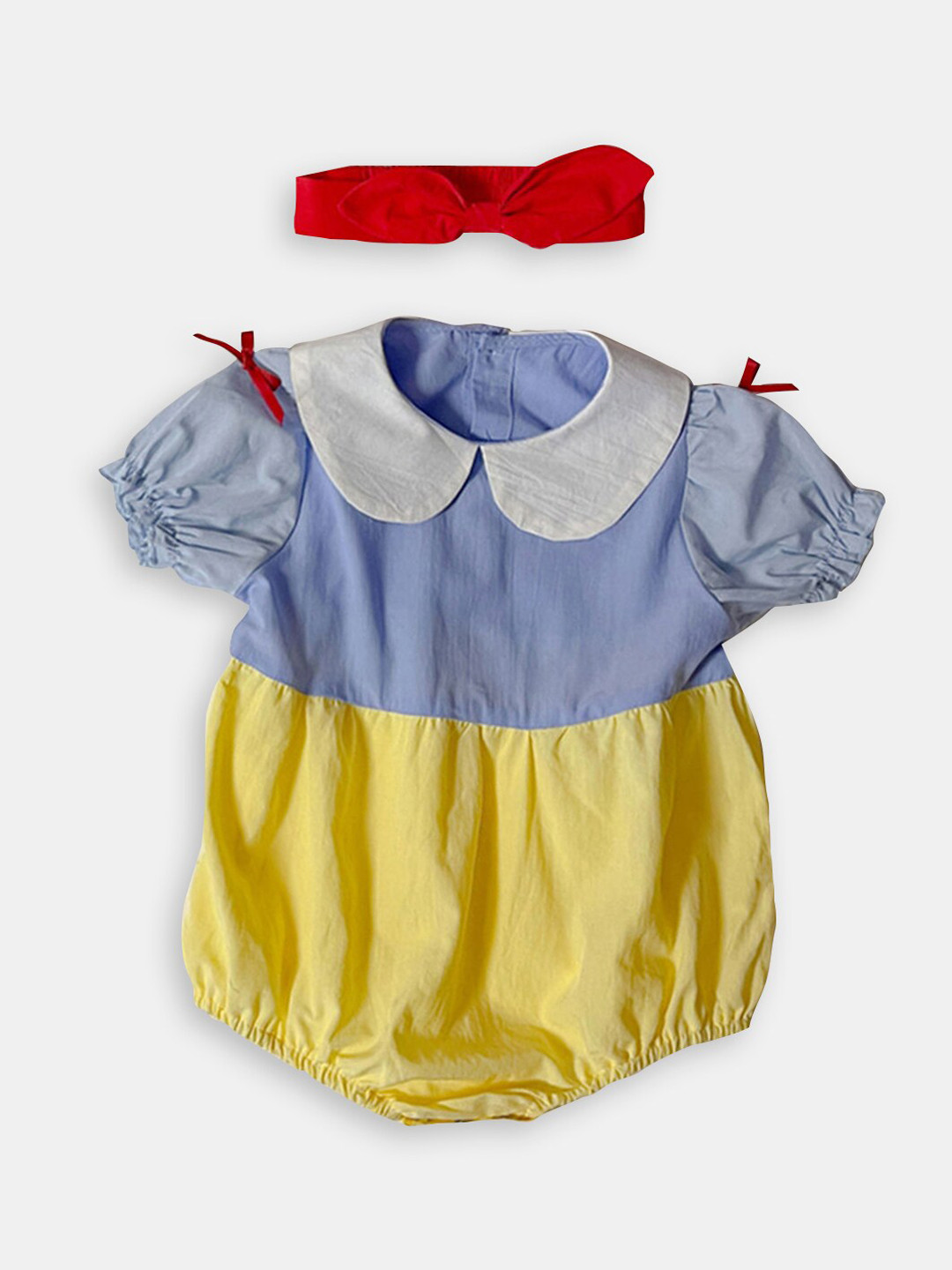 

Hopscotch Girls Peter Pan Collar Body Suit, Yellow