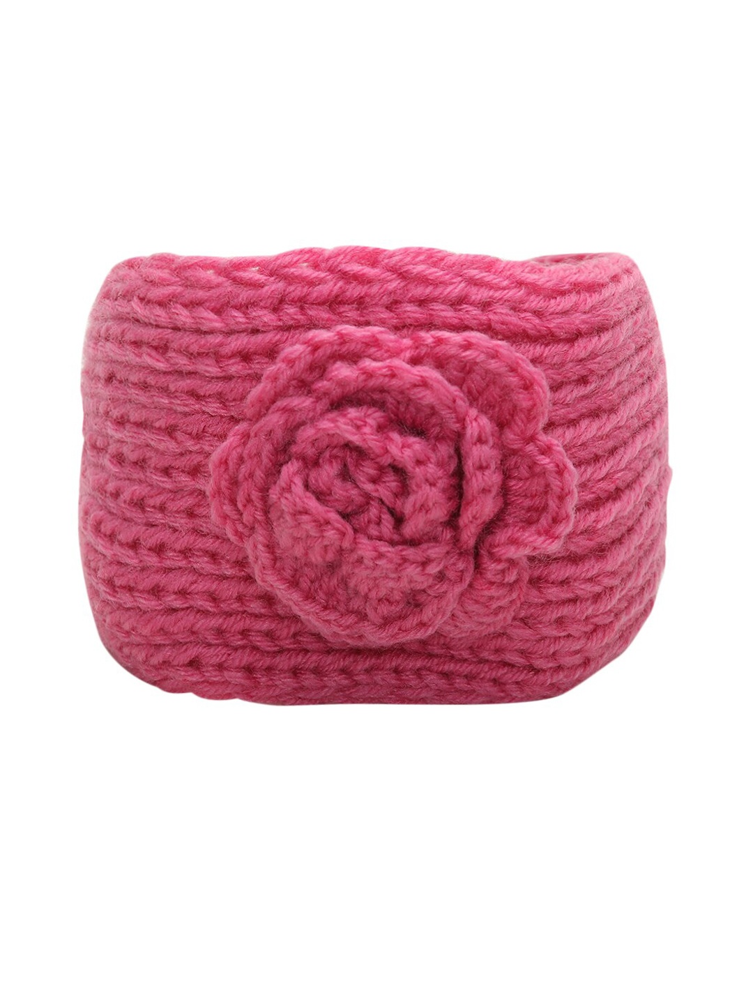 

EL REGALO Women Knitted Chill Wrap Headband, Pink