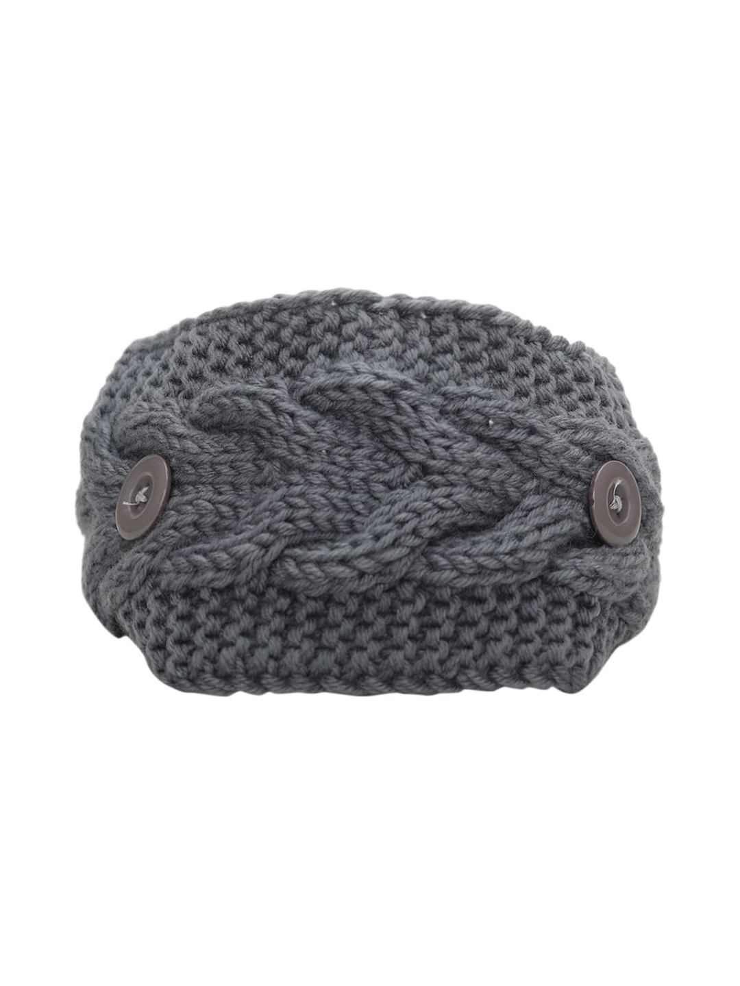 

EL REGALO Women Knitted Chill Wrap Headband, Grey