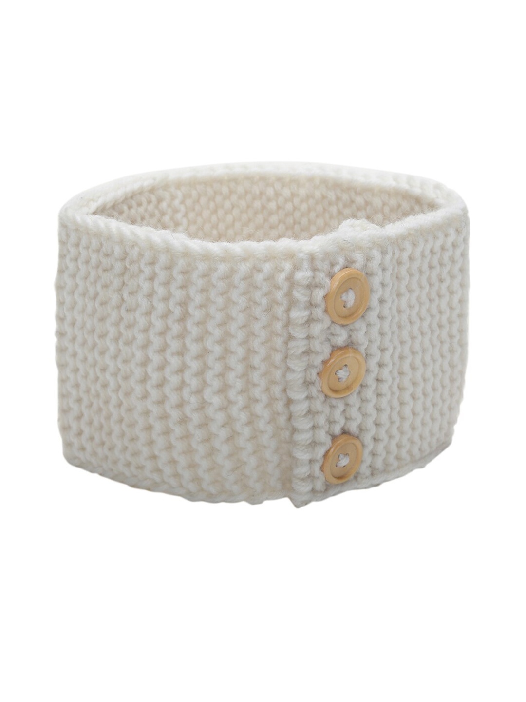 

EL REGALO Women Knitted Chill Wrap Headband, White