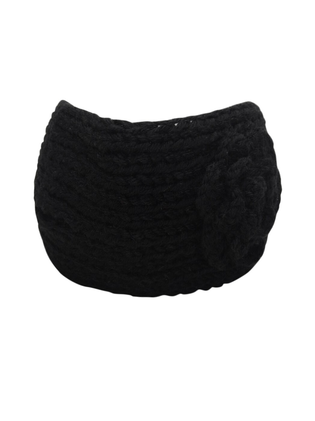 

EL REGALO Women Knitted Chill Wrap Headband, Black