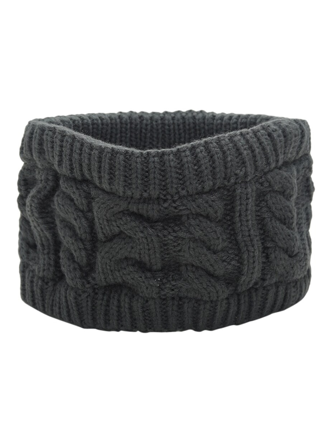 

EL REGALO Women Knitted Chill Wrap Headband, Grey