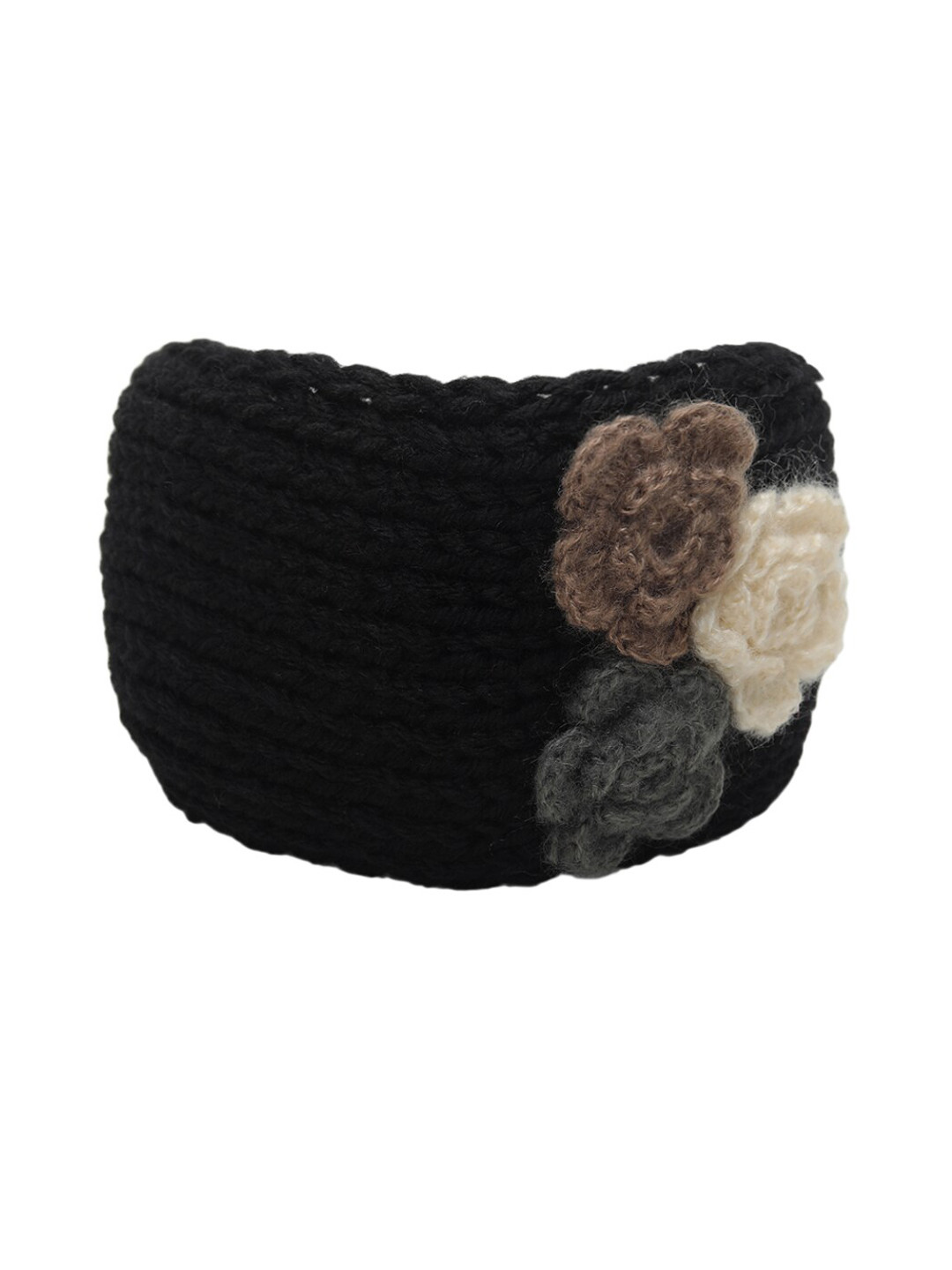 

EL REGALO Women Knitted Chill Wrap Headband, Black