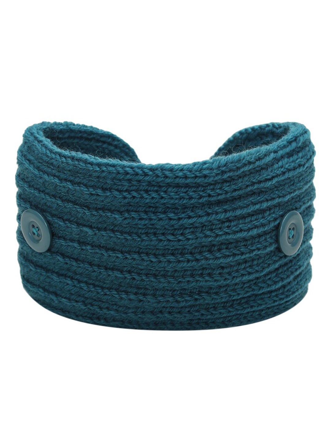

EL REGALO Women Knitted Chill Wrap Headband, Blue