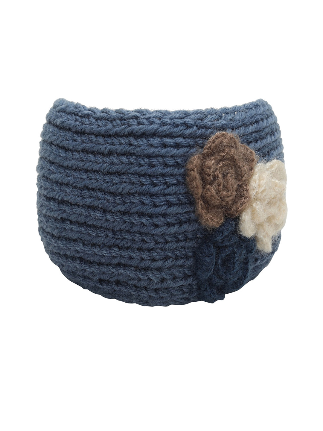 

EL REGALO Women Knitted Chill Wrap Headband, Blue