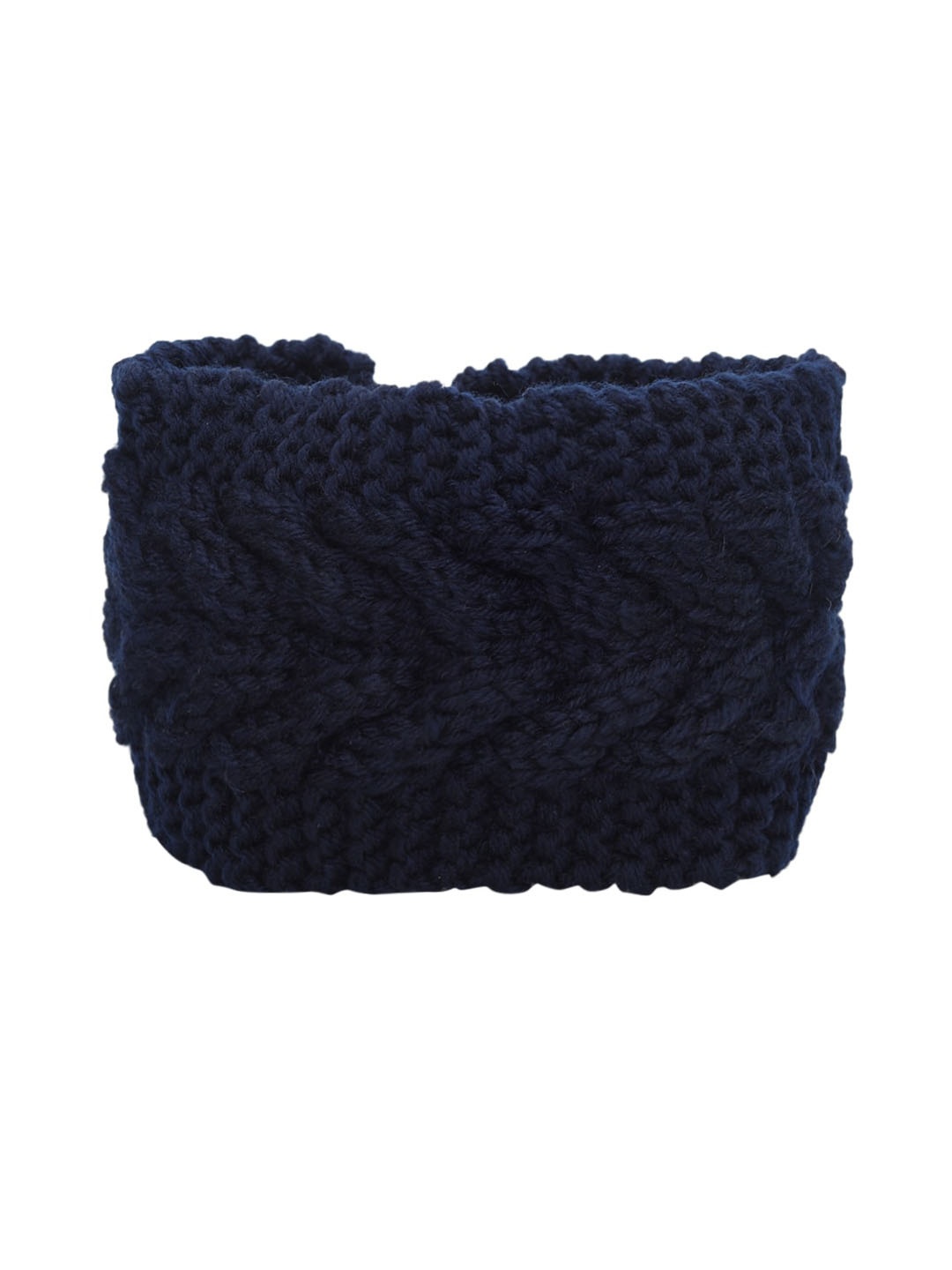 

EL REGALO Women Knitted Chill Wrap Headband, Blue