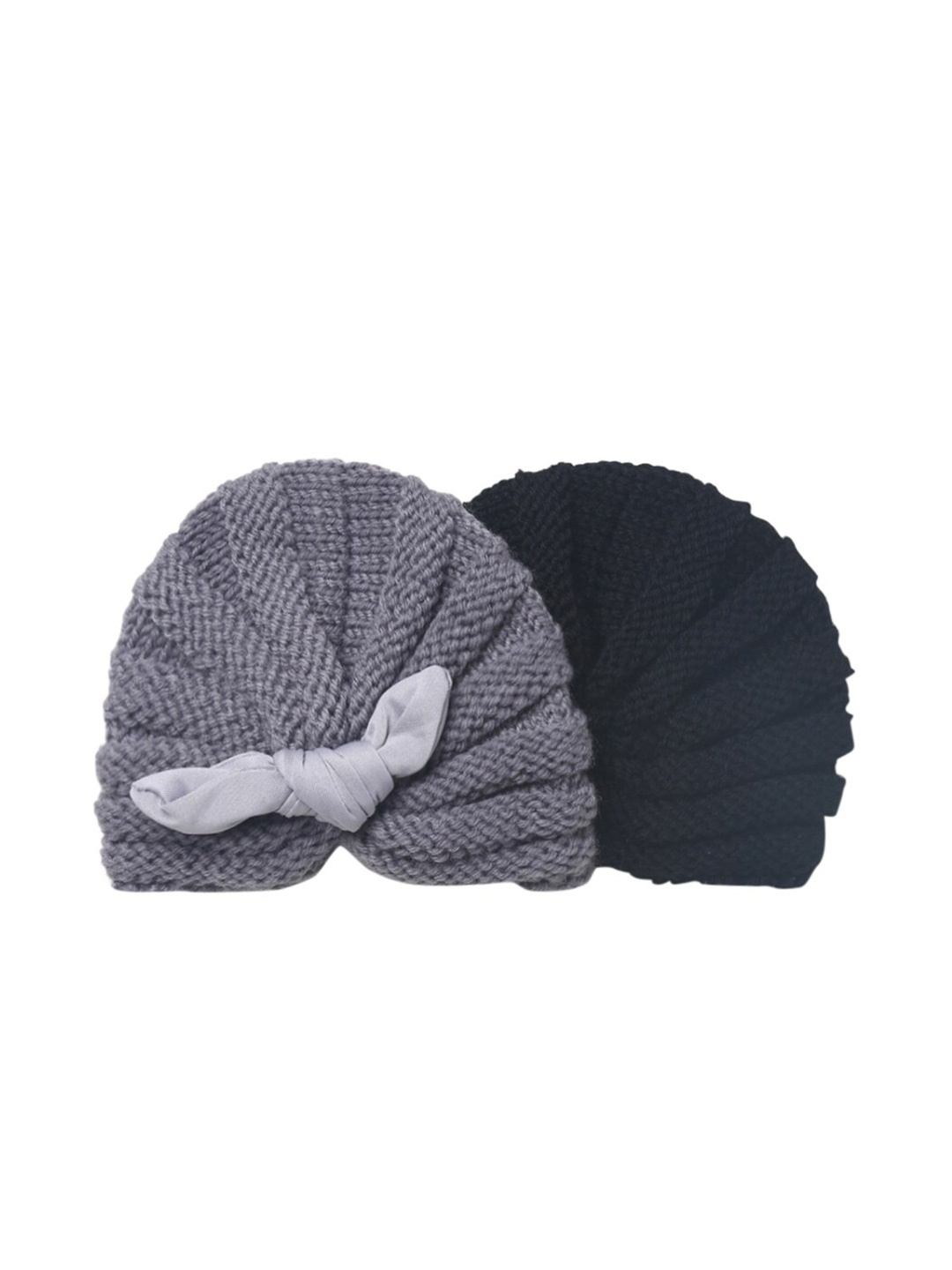 

EL REGALO Pack Of 2 Kids Beanie, Black